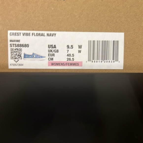 58. Sperry, Crest Vibe Floral Pink Boat Shoes Women’s Sz. 9.5 W. Leather laces - Picture 15 of 15